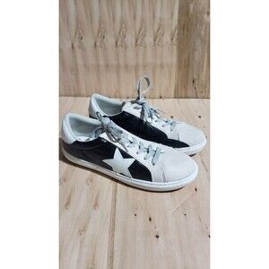 PARTY Women's Fashion Star Sneaker Lace Up Low Top Sz 10